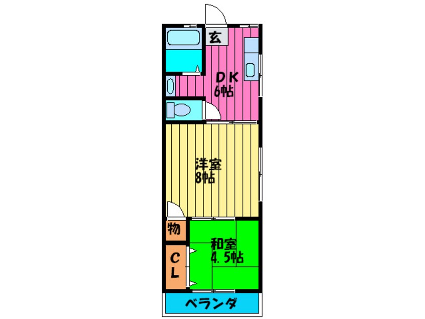 間取図 ハイツなごみ