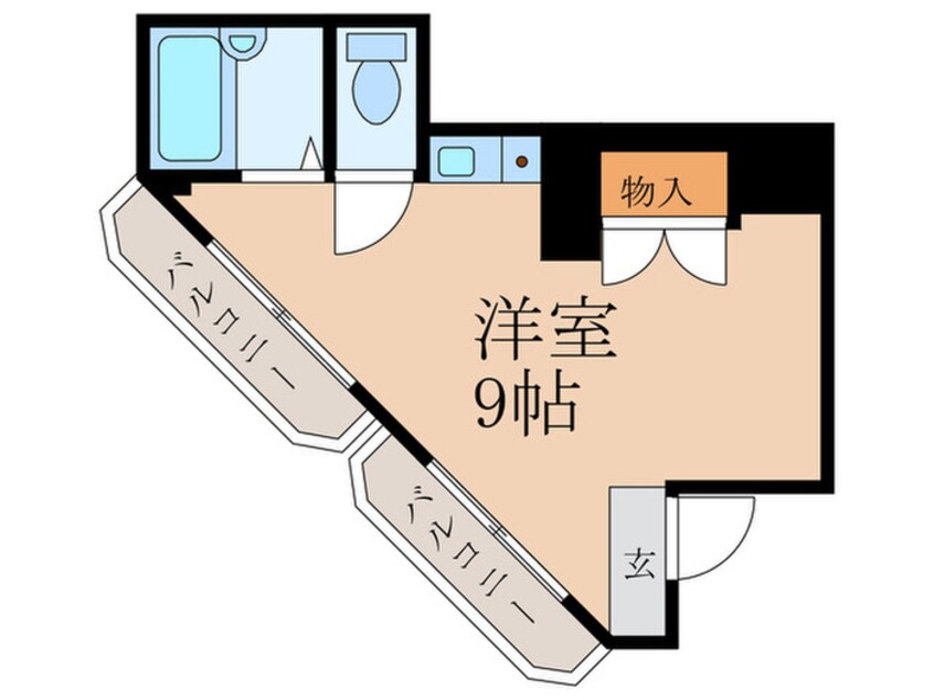 間取図 シャトーカズキ