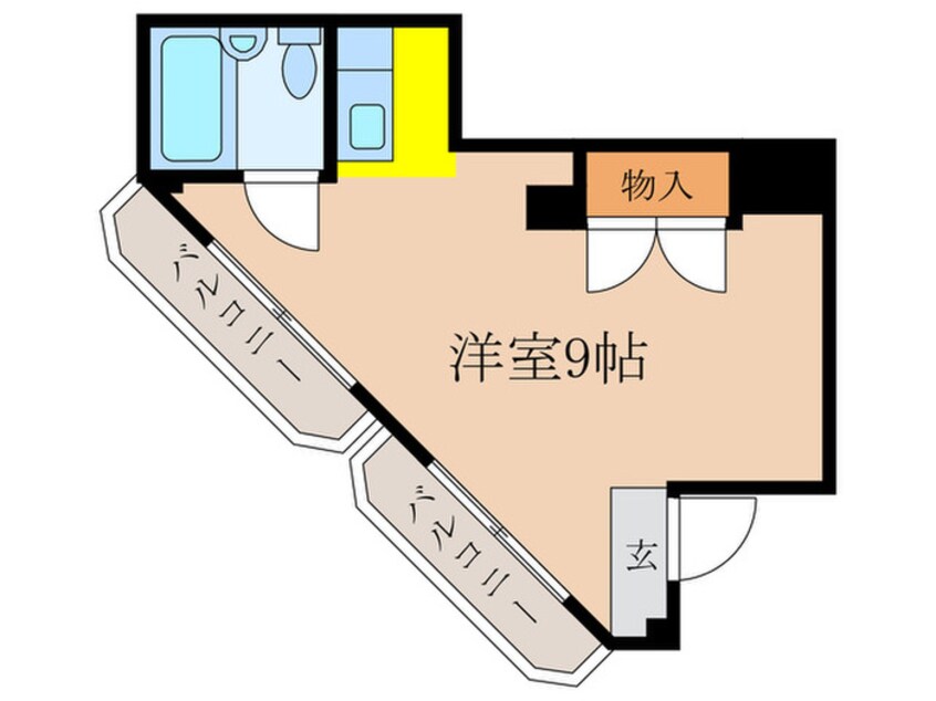 間取図 シャトーカズキ