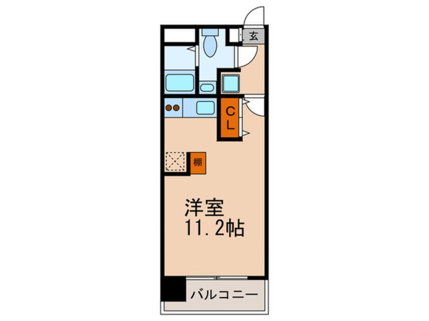 間取図 ヴィストリア立売堀