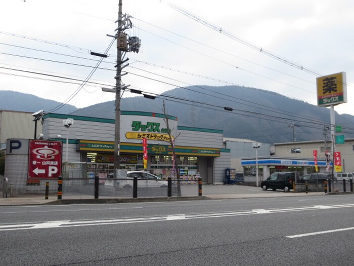 ダックス山科大塚店(ドラッグストア)まで700m パインフィールド東野