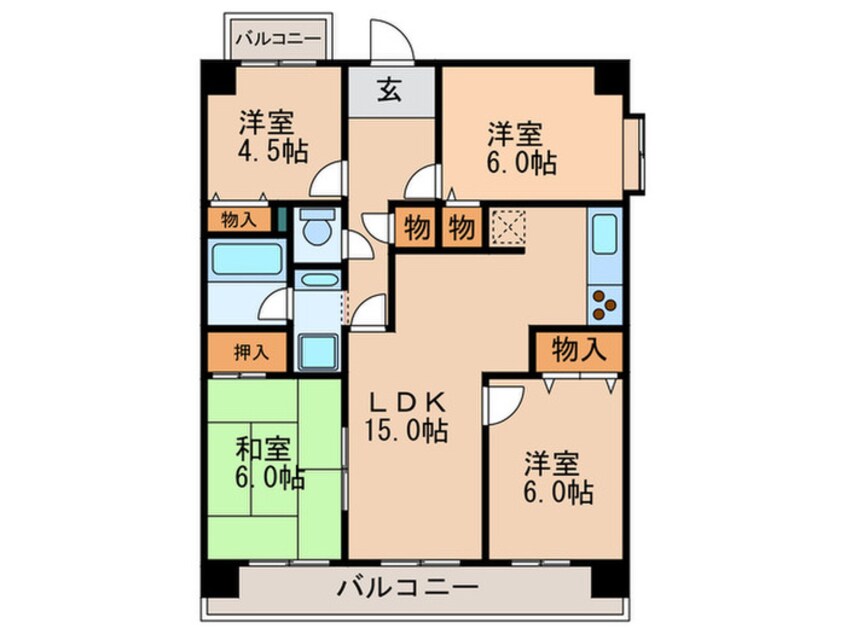 間取図 ダイナスティ与力