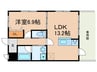 ボナール正中 1LDKの間取り