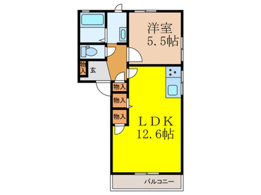 間取図 サンシャイン中津
