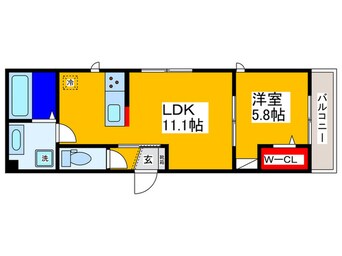 間取図 フェリーチェヴェント