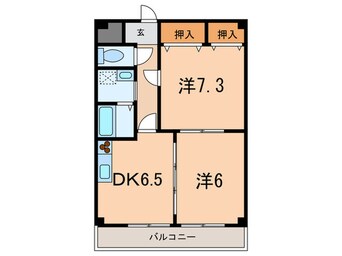 間取図 スカイコート