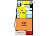 パルコ－ト門真本町 1DKの間取り