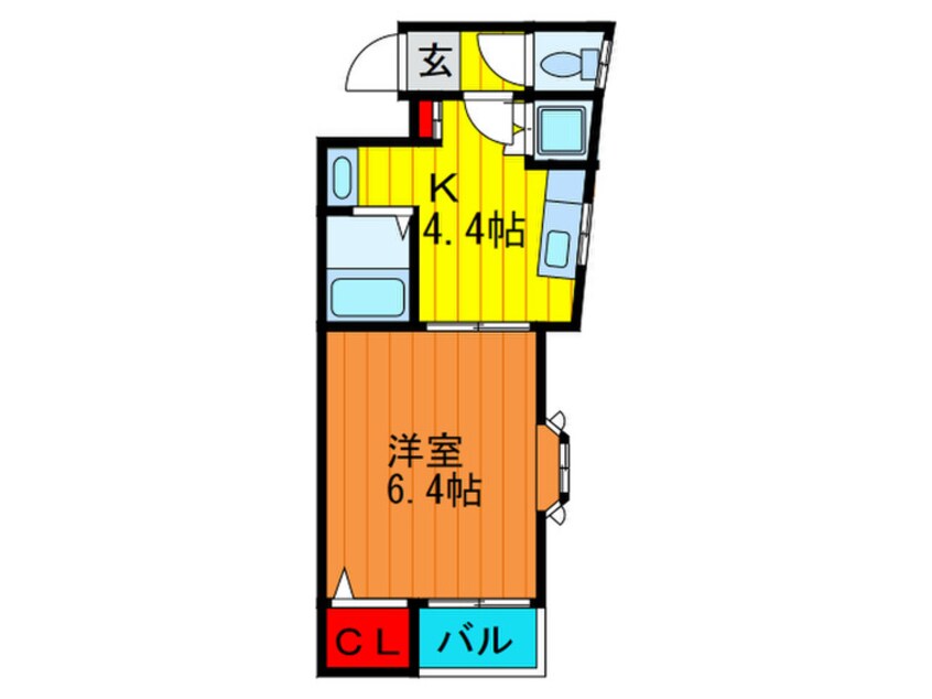 間取図 パルコ－ト門真本町