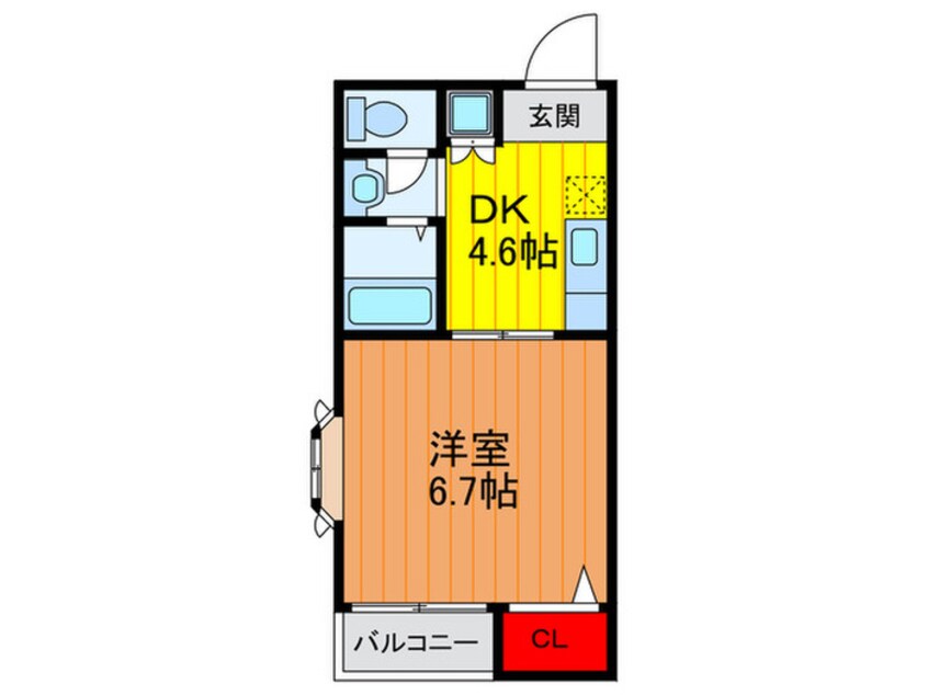 間取図 パルコ－ト門真本町