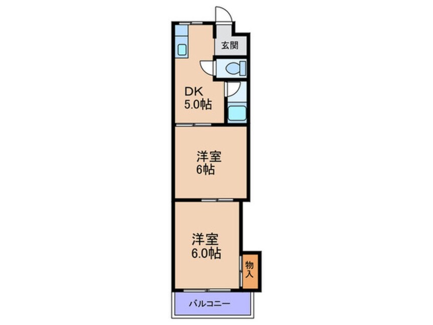 間取図 福島清水マンション