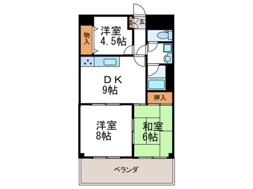 間取図 今井ドゥーズィエムマンション