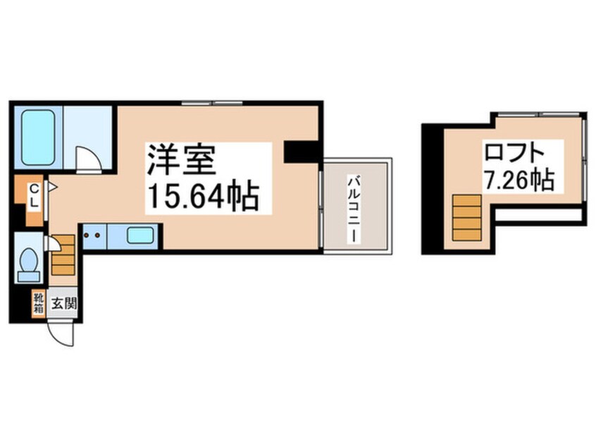 間取図 是空ＮＡＮＢＡ　ＮＩＳＨＩ