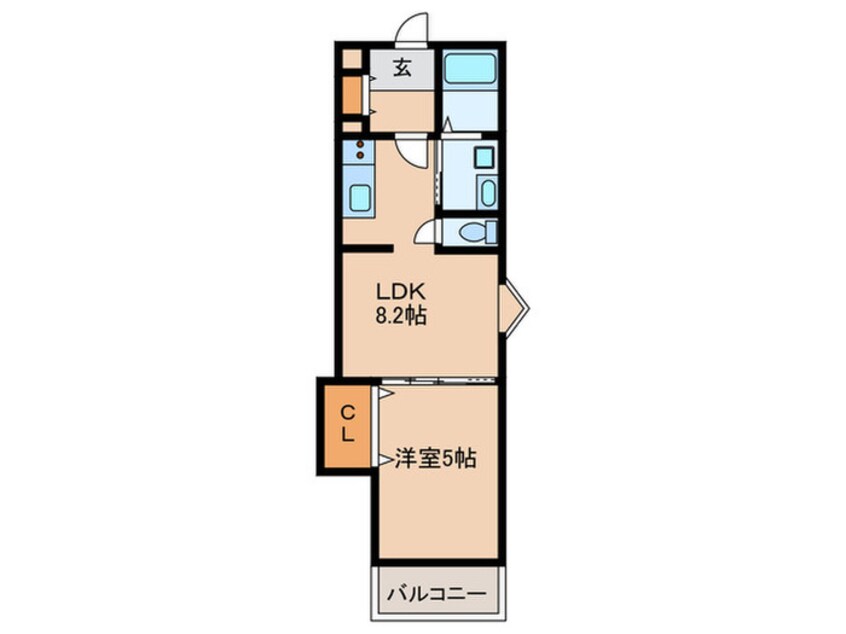 間取図 クリエオーレ錦町