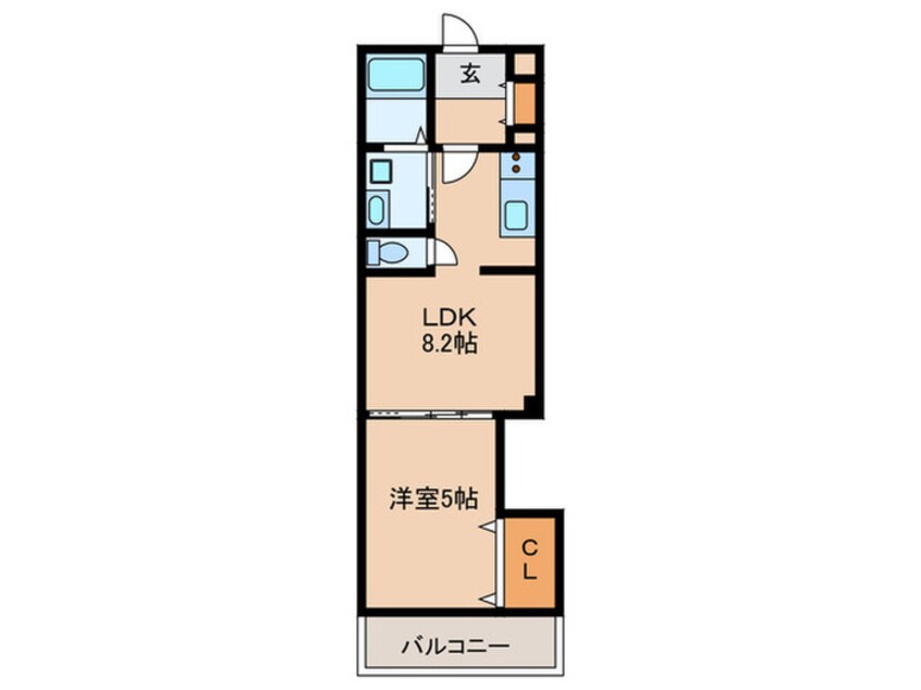 間取図 クリエオーレ錦町