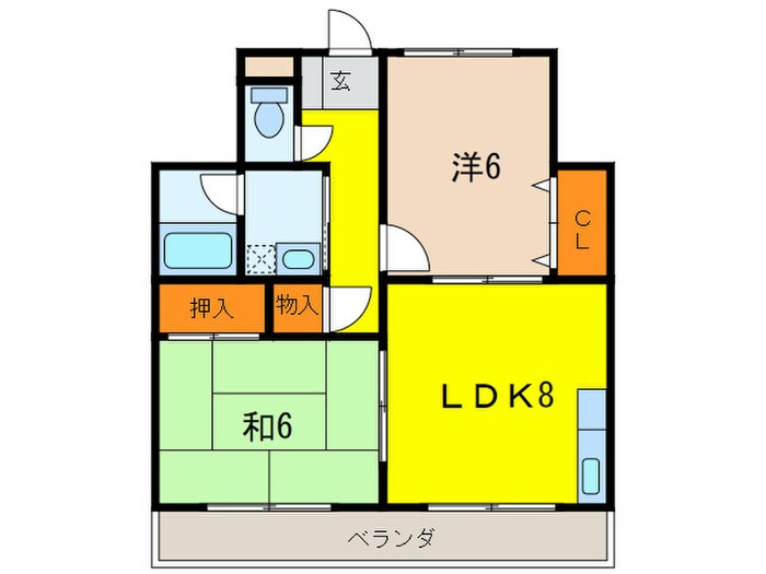 間取り図 グランベ－ル宝塚