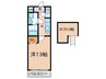 パルコ－ト清水Ⅱ番館 1Kの間取り