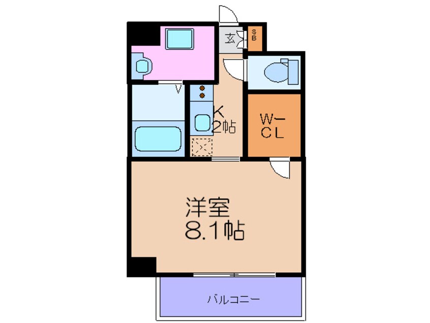 間取図 エスト－ネ野田阪神(601)