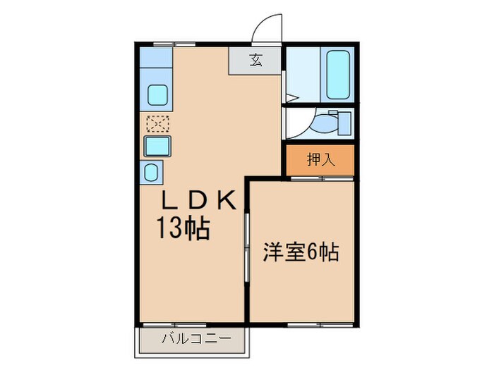 間取り図 タウニィ蓮華