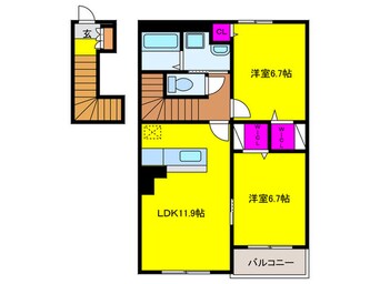 間取図 コンストライフＣブロック