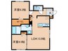 プティ・パレ 2LDKの間取り