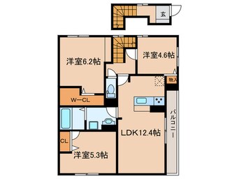 間取図 プティ・パレ