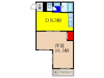 間取図 シティ－ハイツ八尾本町