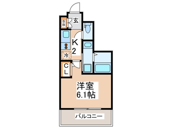 間取り図 ｴｽﾃﾑﾌﾟﾗｻﾞ難波WESTﾘﾊﾞ-ｸﾛｽ(1202)