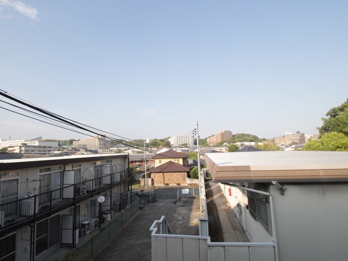 室内からの展望 角谷ハイツＣ棟