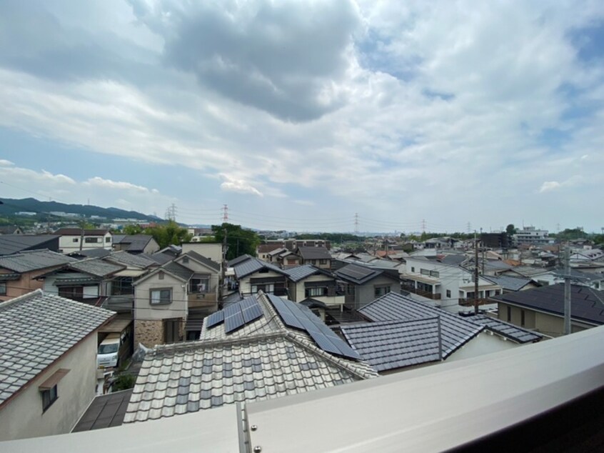 室内からの展望 パレス藤阪東