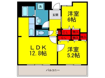 間取図 カミング平野