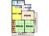リサ鳳 3DKの間取り