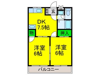 間取図 ラウレア鳳