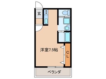 間取図 コーポ大淀