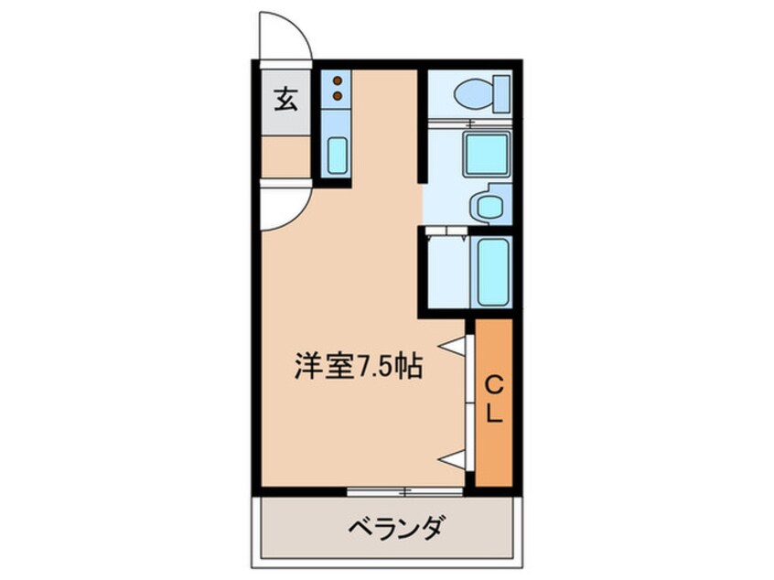 間取図 コーポ大淀