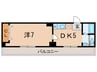 サニーパレス神陵台 1DKの間取り
