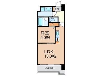 間取図 グランシス天満橋