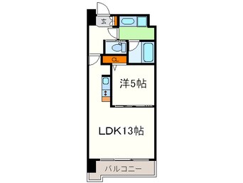 間取図 グランシス天満橋