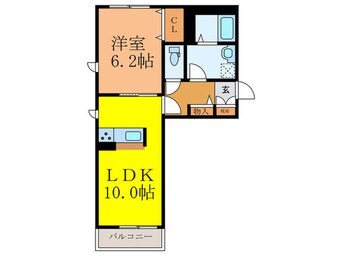 間取図 シャーメゾン豊川B