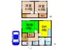 宝塚市中洲１丁目一戸建て 3DKの間取り