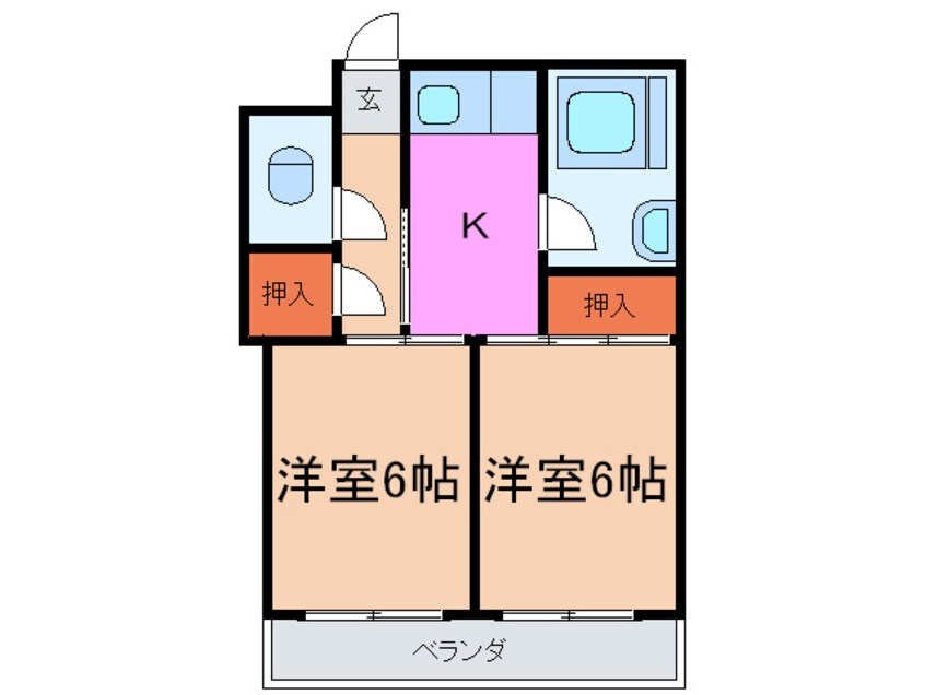 間取図 脇浜マンション
