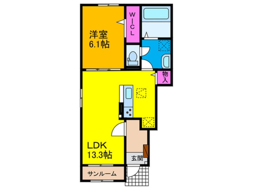 間取図 Casa　Lino　B