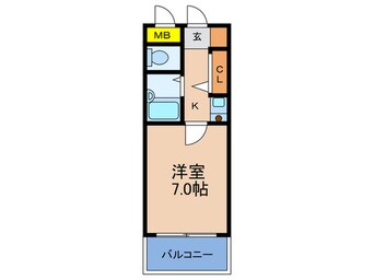 間取図 シャルム橋本Ⅲ