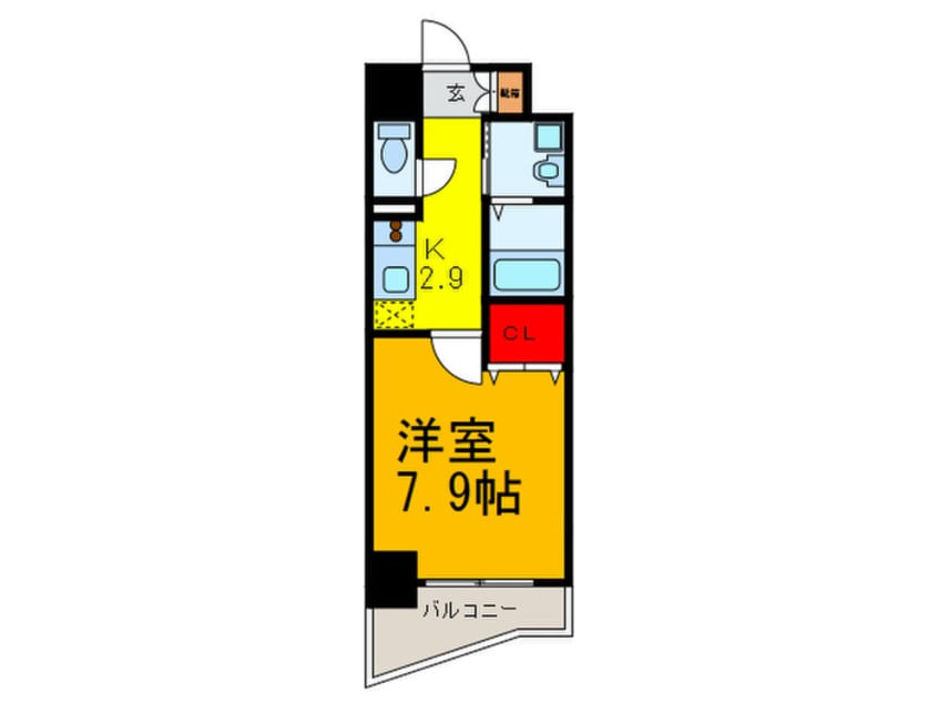 間取図 イカルス日本橋