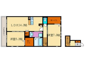 間取図 ラシーネ洛楽B