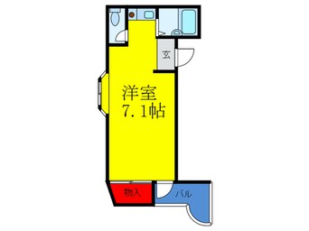 間取図 ヒルトンハマダ