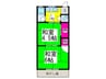 出島文化 2Kの間取り