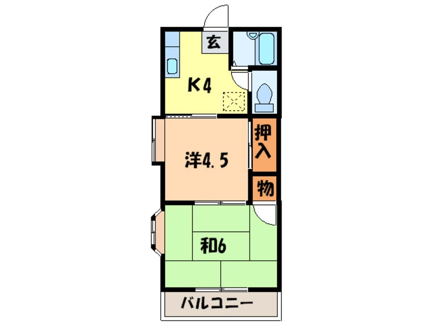 間取図 グリ－ンパ－ク