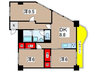 間取図 第１６千里ハイツ