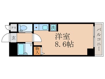 間取図 イクスピリオド京都河原町