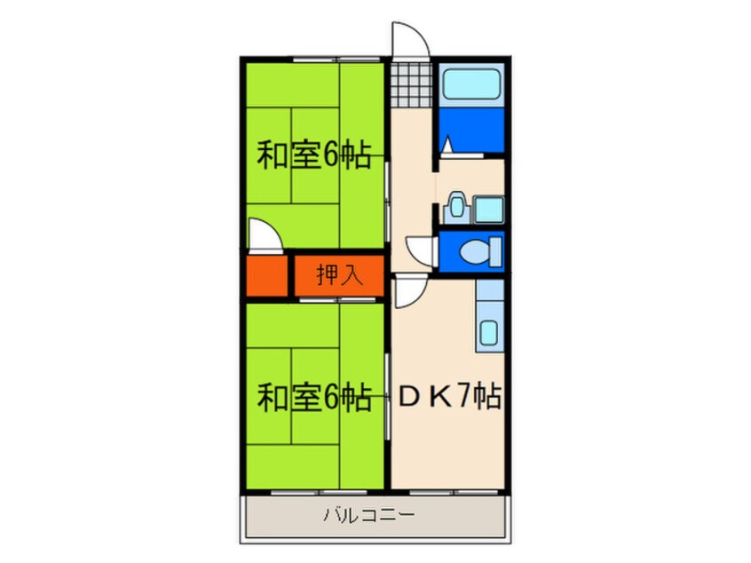 間取図 海の子ハイツ桃山